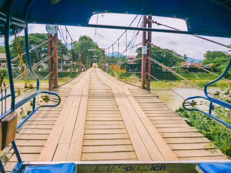 Bridge in Vang Vieng