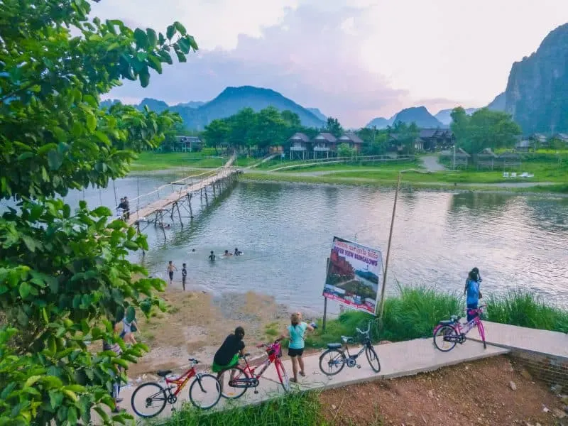 Vang Vieng river