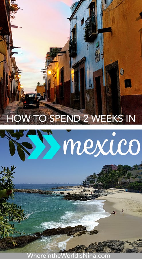 travel mexico in 2 weeks