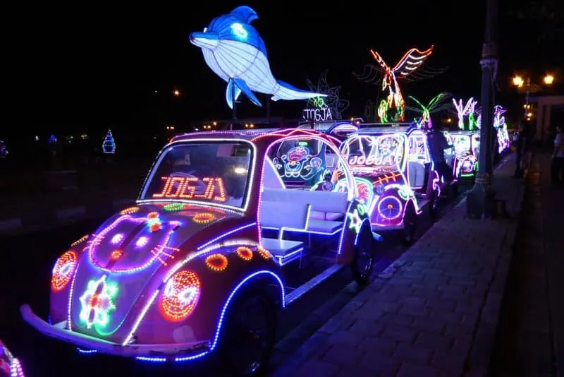 LED cars tour Yogyakarta