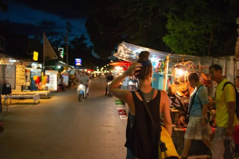Night market in Pai