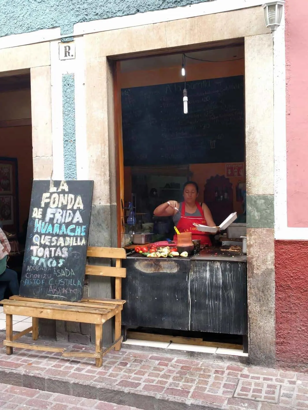 Street food vendor Mexico