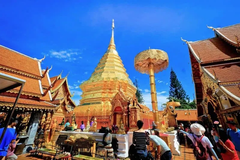 pagoda in Chaing Mai Thailand