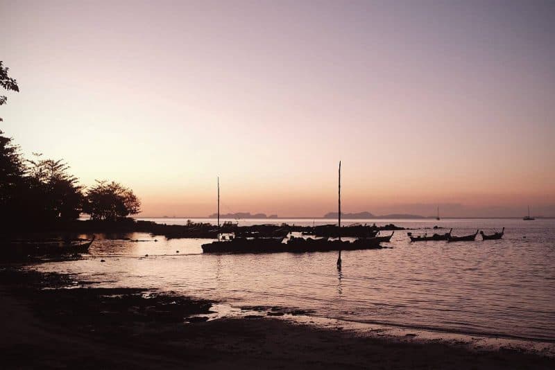 Klong dao beach krabi thailand