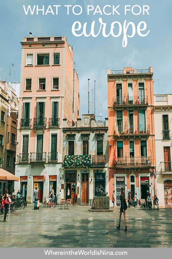 Ultimate Europe Packing List + The Best Travel Backpacks for Europe