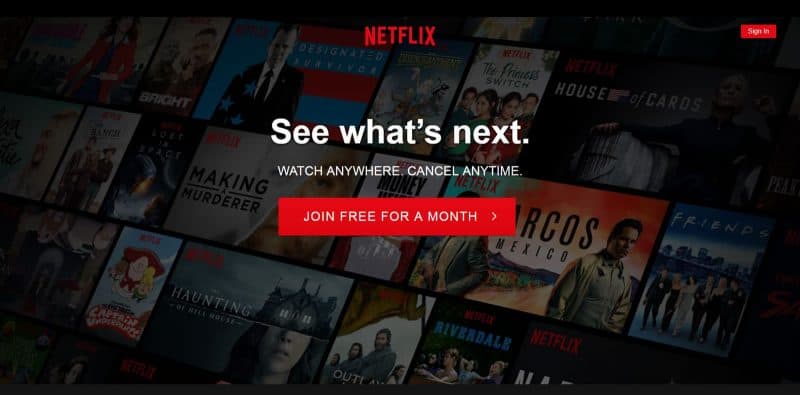 netflix subscription