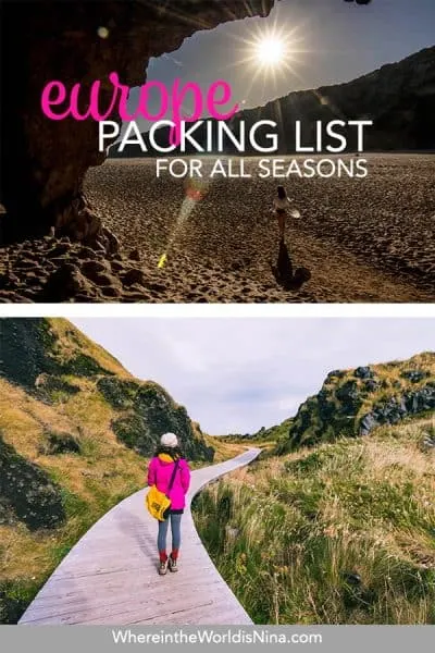 Ultimate Europe Packing List + The Best Travel Backpacks for Europe
