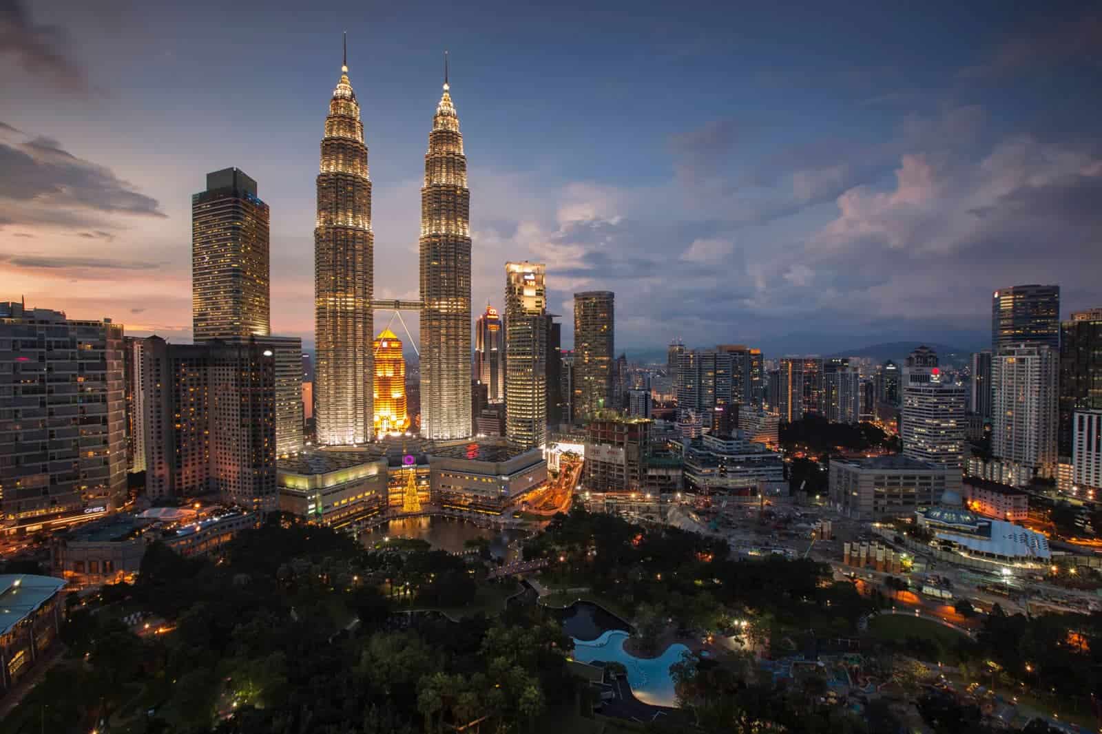 The Kuala Lumpur towers is a must on your Southeast Asia itinerary