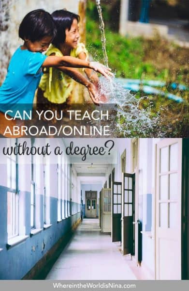 Can You Teach English Online/Abroad Without a Degree?