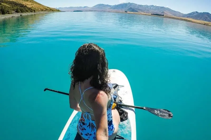 SUP at Lake Tekapo