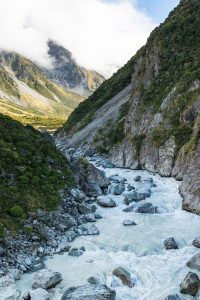 Hooker Valley river view