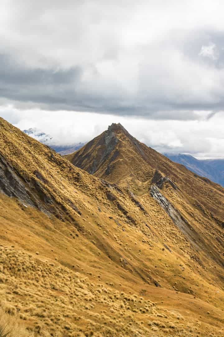 Roy's Peak with clouds