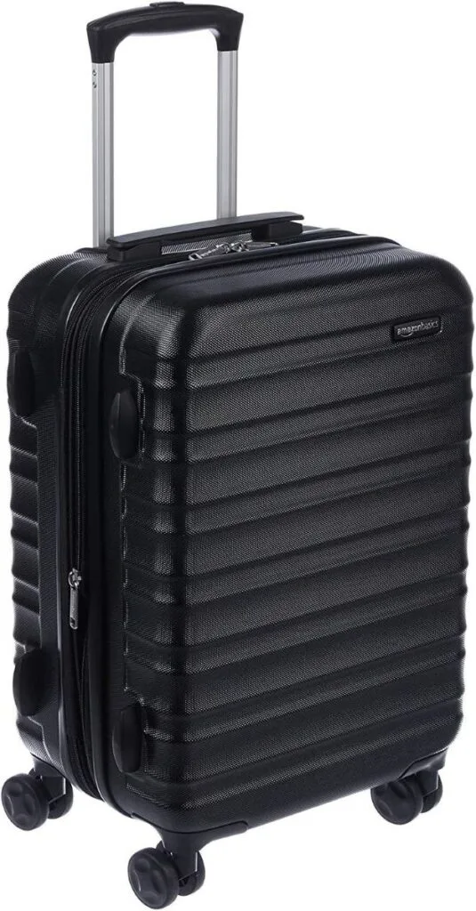 Amazon Basics Hardside Spinner luggage is scratch resistant.