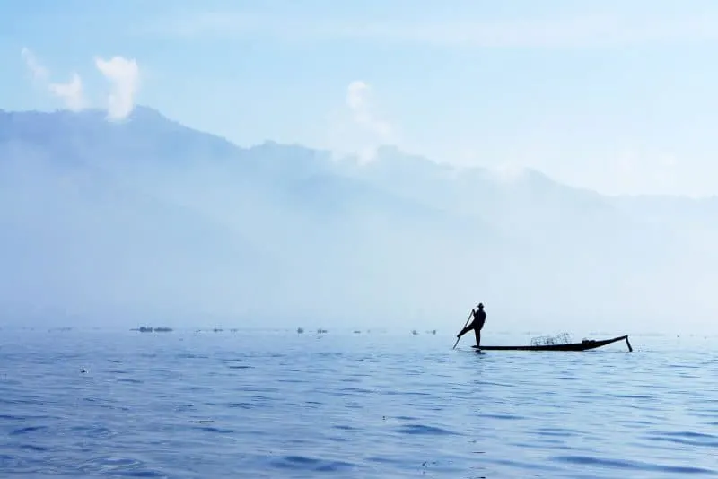 inle lake fisherman