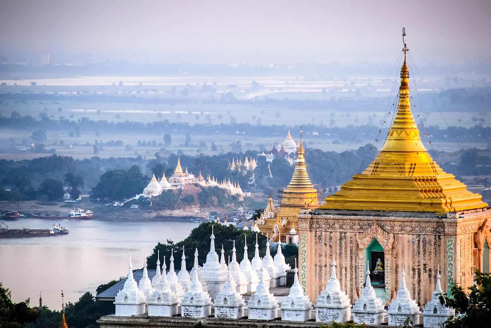 Mandalay Burma pagoda.