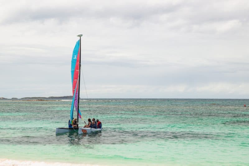 Sailing is a common activity on offer at the all inclusive resorts in Antigua.