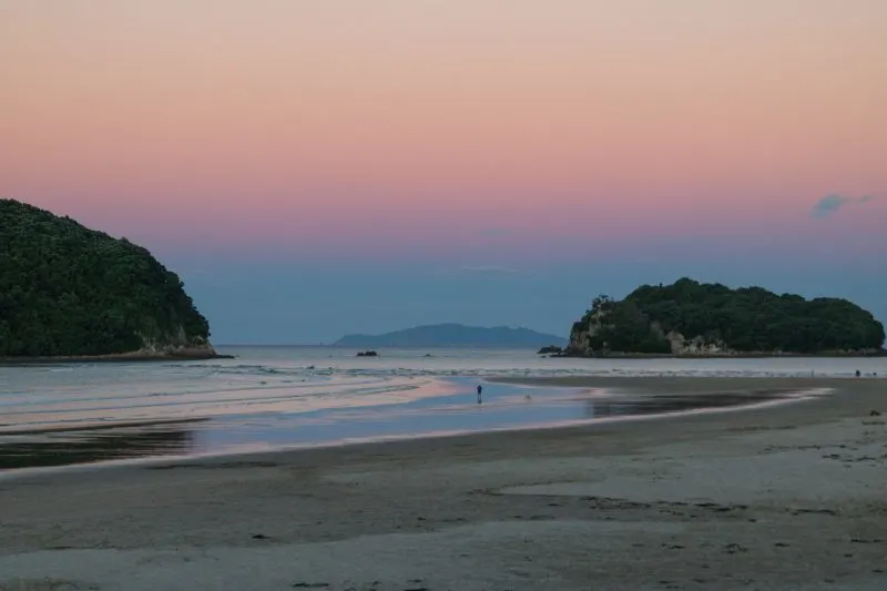 Whangamata Beach sunset