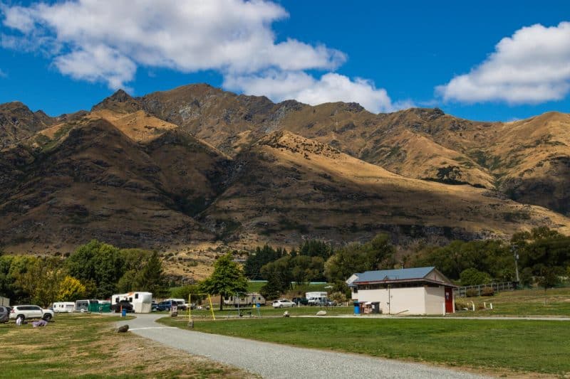 Glendhu Bay New Zealand campsite