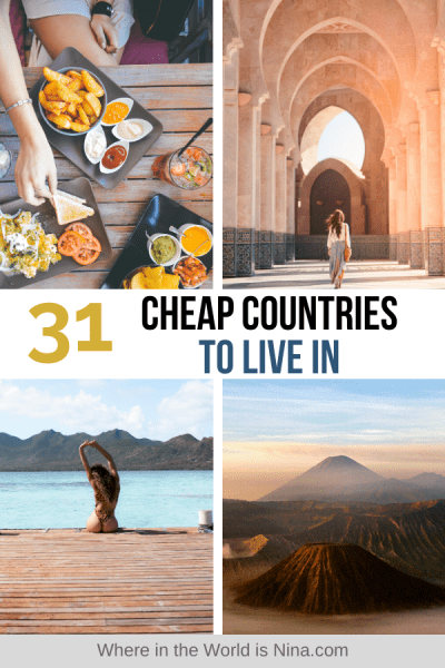 31 Cheap Countries to Live In