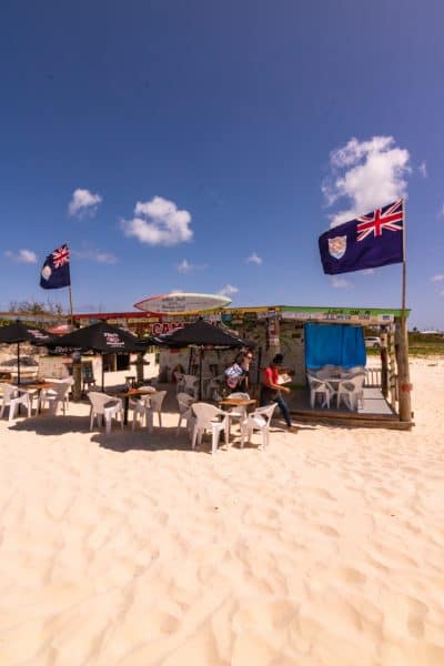 Rendezvous Bay Beach bar in Anguilla