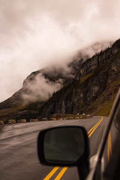 Road tripping the Going-to-the-Sun Road is one of the best things to do in Glacier National Park.