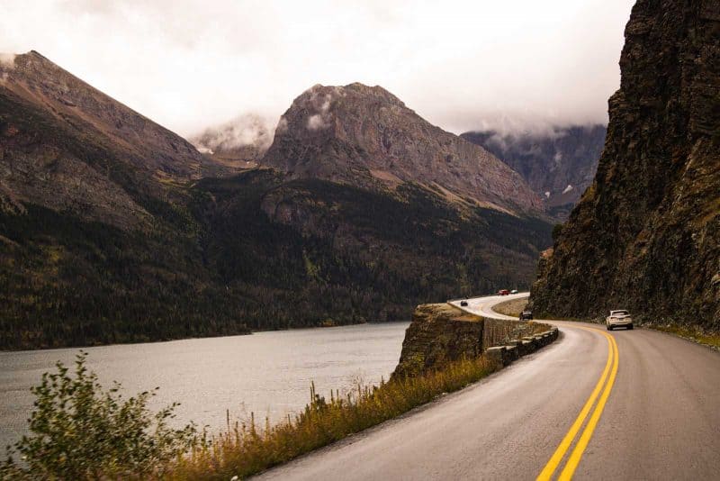 McDonald Lake from Going-to-the-Sun Road is one of the best places to see in Glacier National Park.