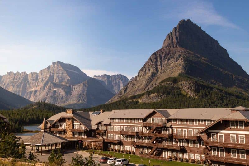 View of the Many Glacier Hotel