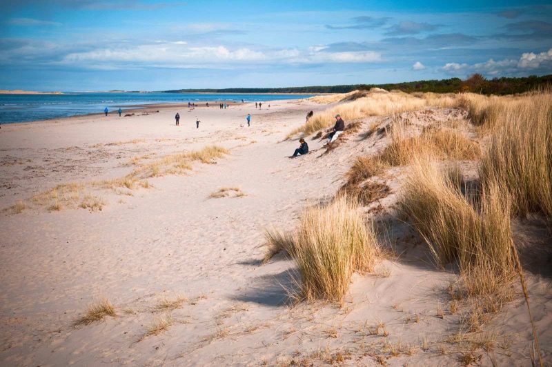 Nairn Beach, Scotland road trip