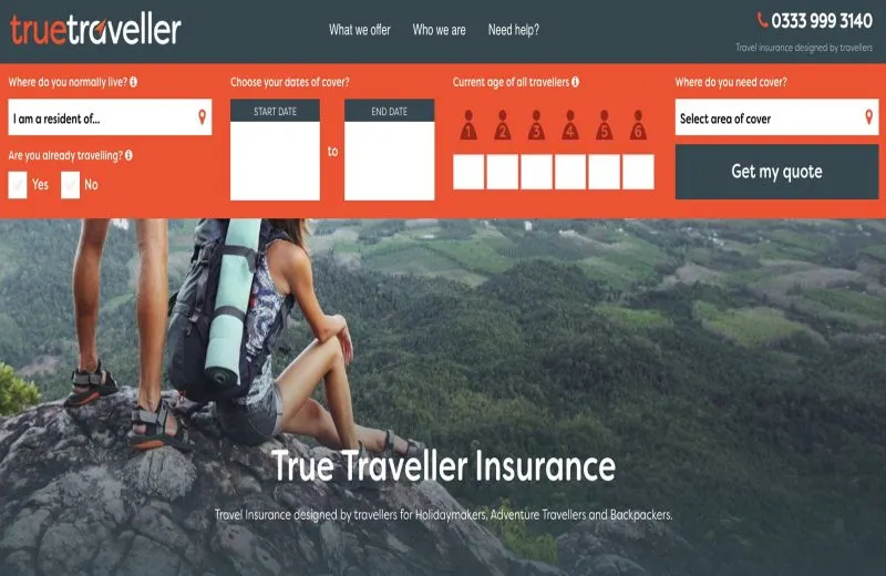 True Traveller is one type of long trip travel insurance