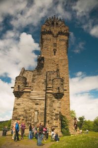Wallace Monument, road trip in Scotland