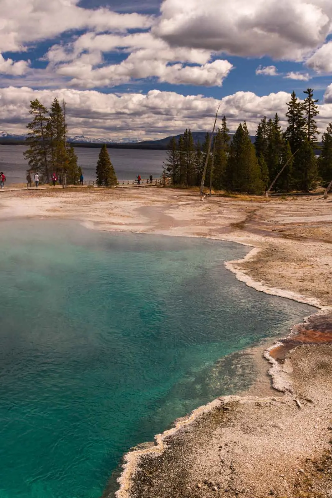 West Thumb Geyser Basin is another exciting thing to do in Yellowstone