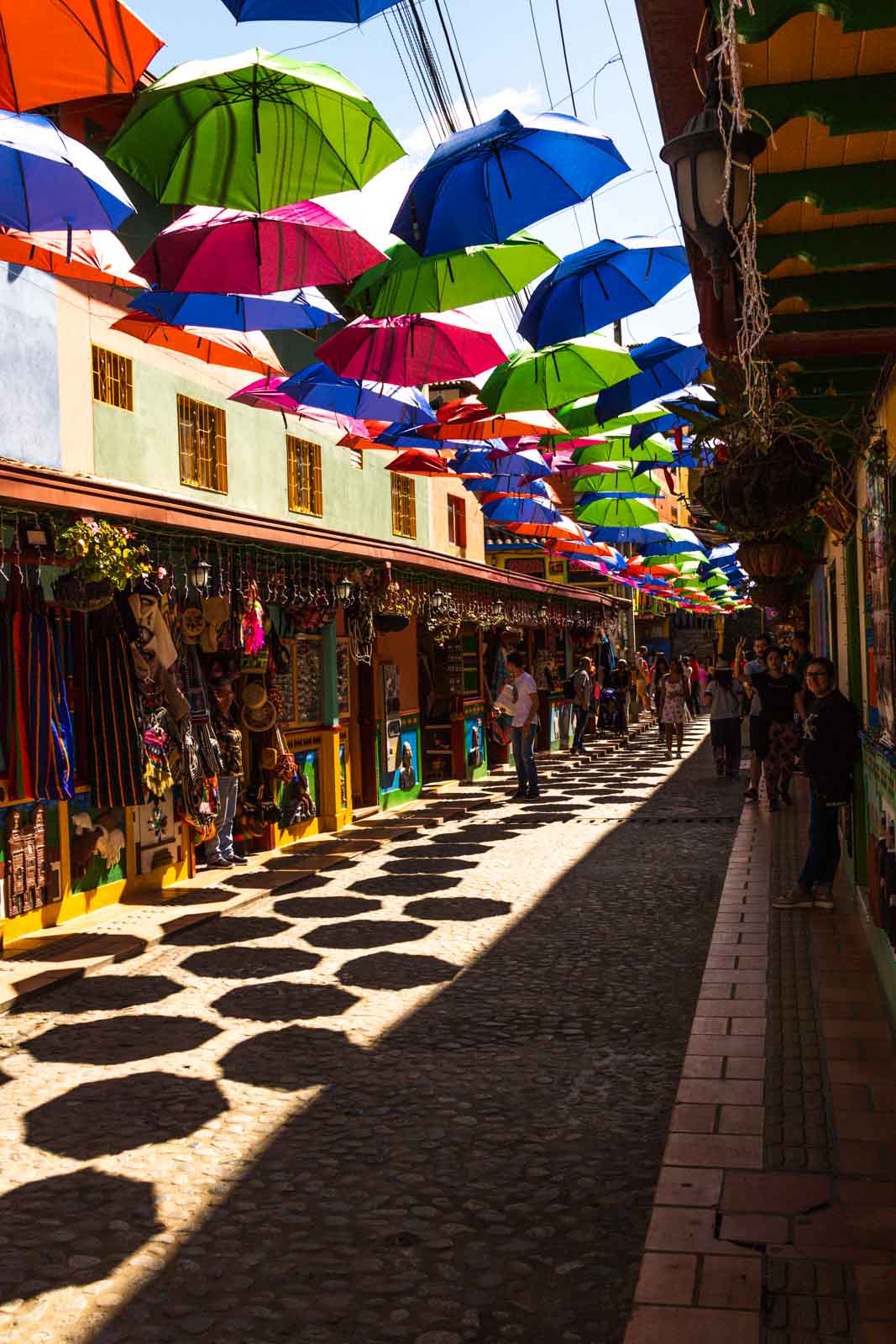 We stopped at Guatape Street on our Medellin tour.
