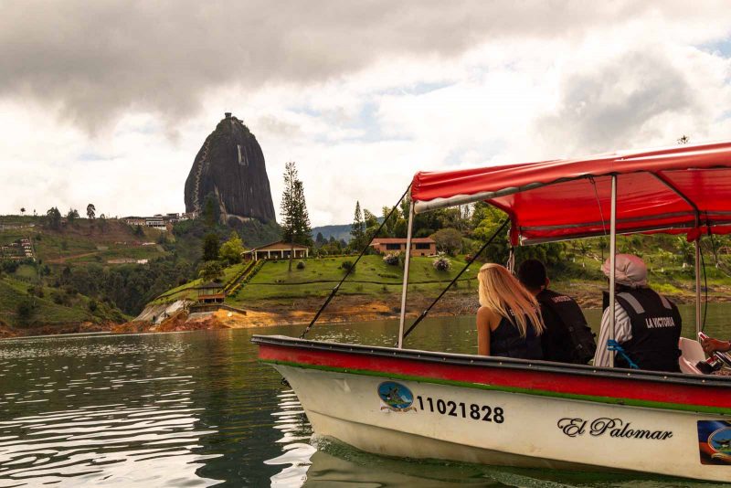 When on a day trip from Medellin, you have to do a boat tour in El Penol.