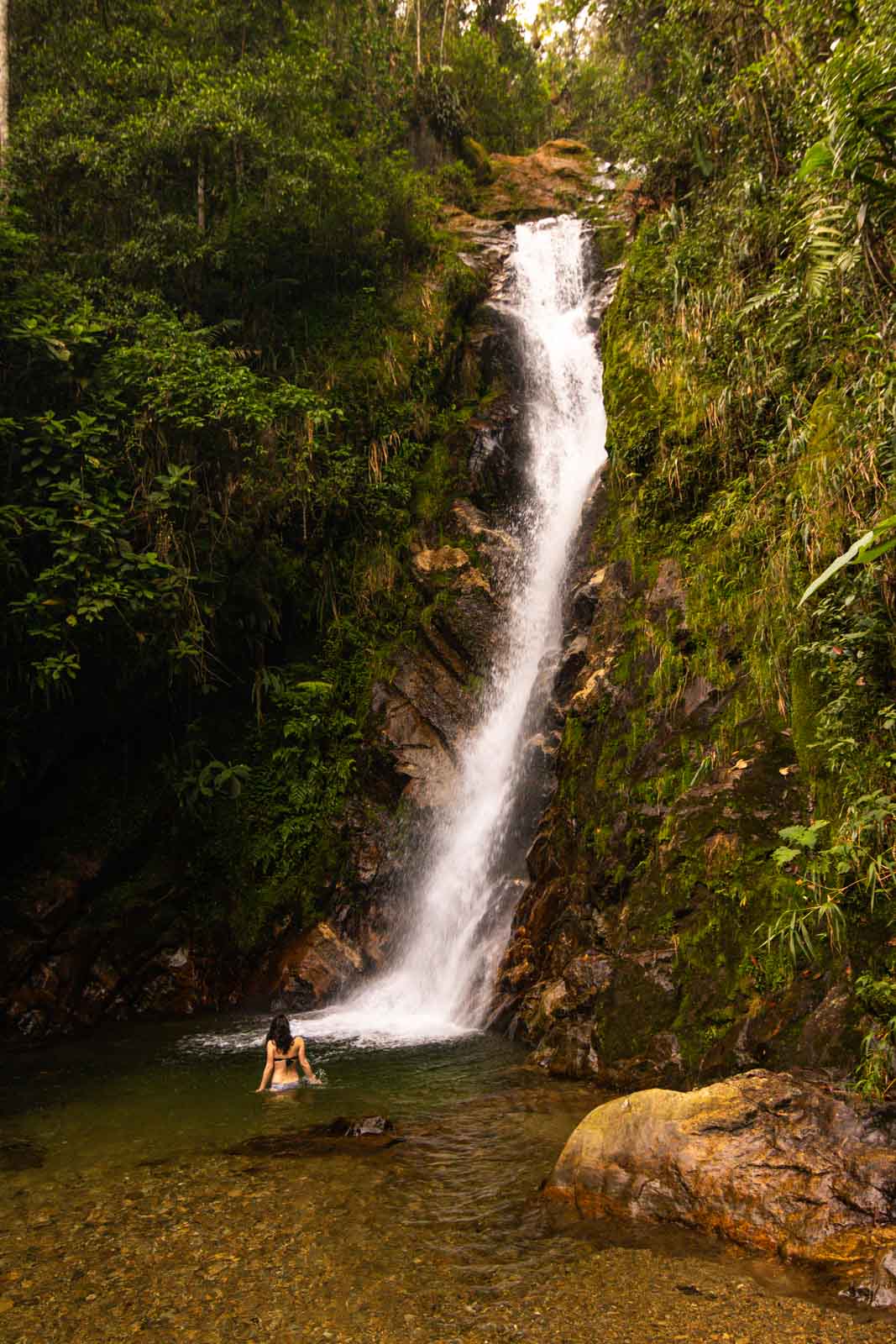 Waterfall near Medellin, Colombia