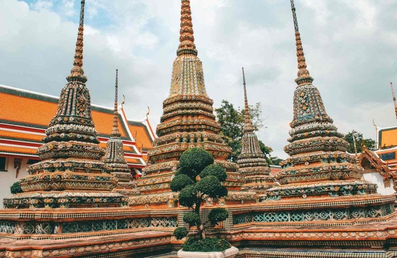 Explore the temples all around Bangkok, Thailand. 