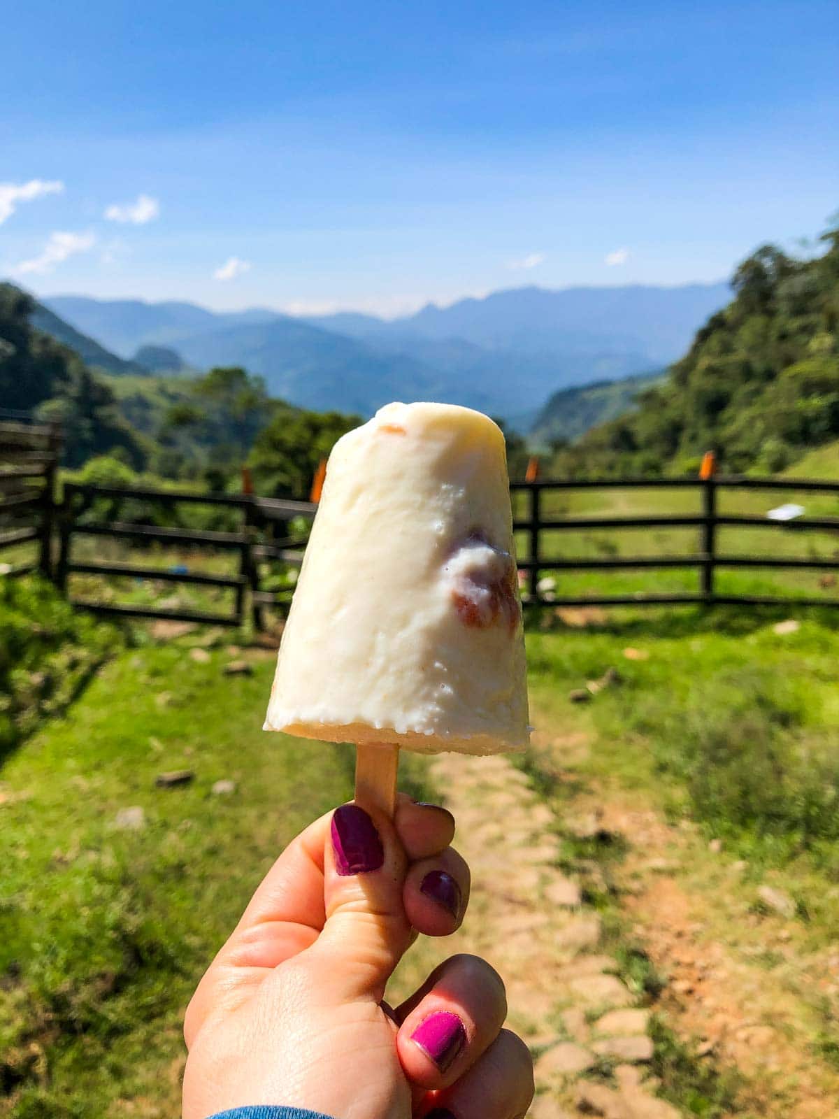 Ice cream in La Cueva del Esplendor.