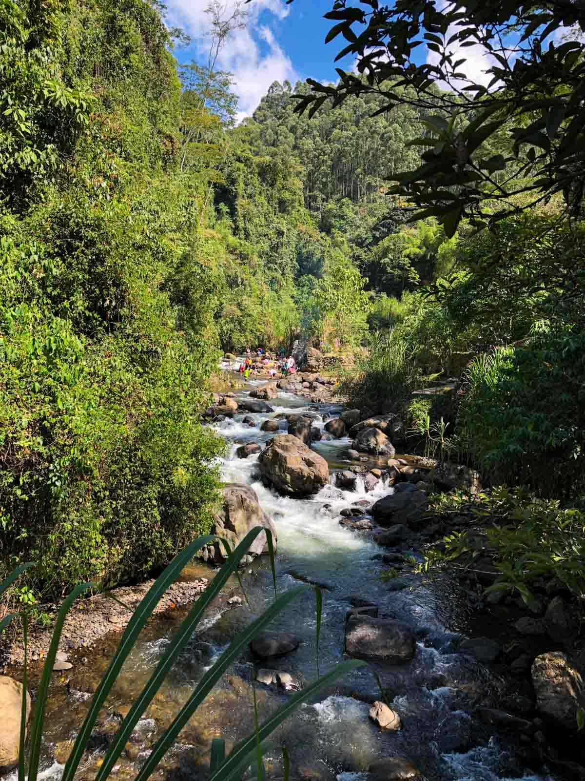 A river in Jardin, Colombia.