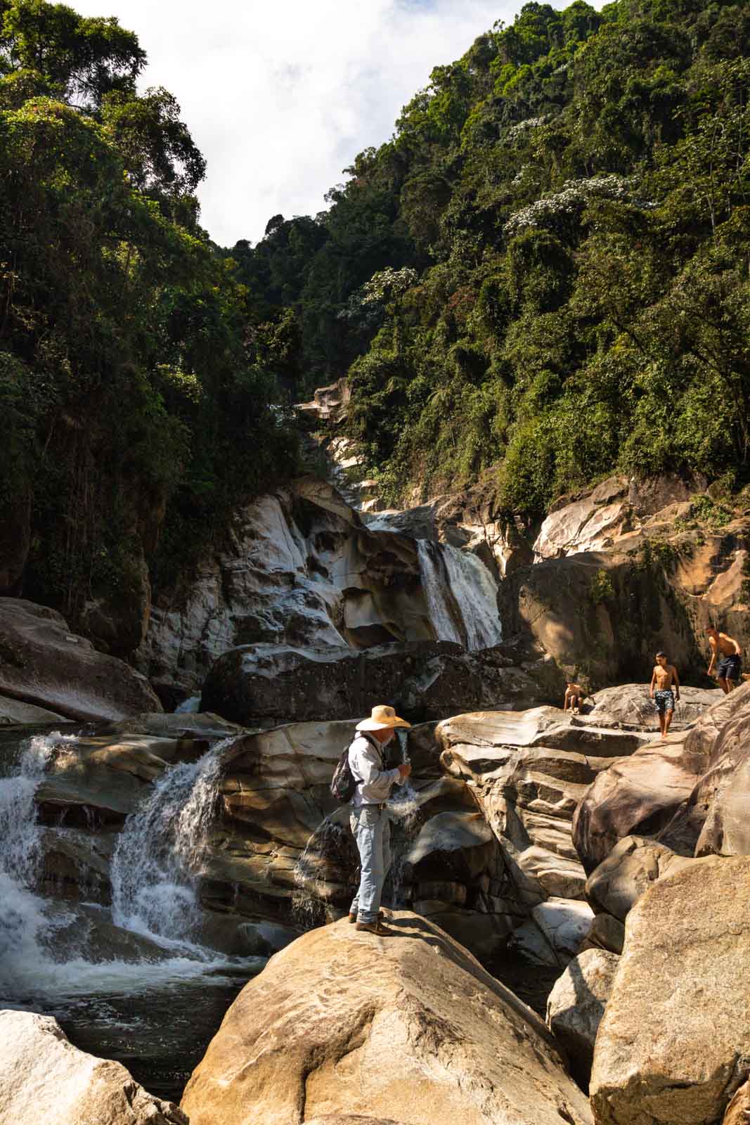 Our Tarapoto Falls guide in Jardin, Colombia.