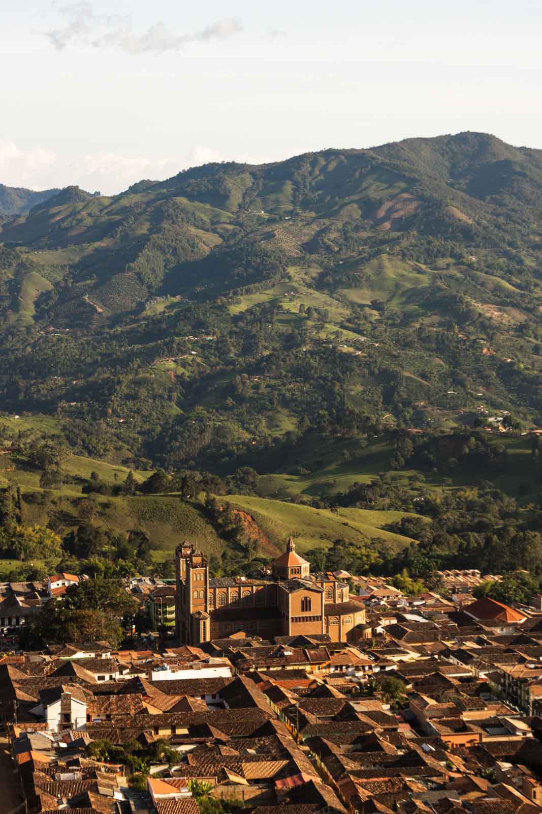 Hiking Cerro Las Nubes in Jerico, Colombia.