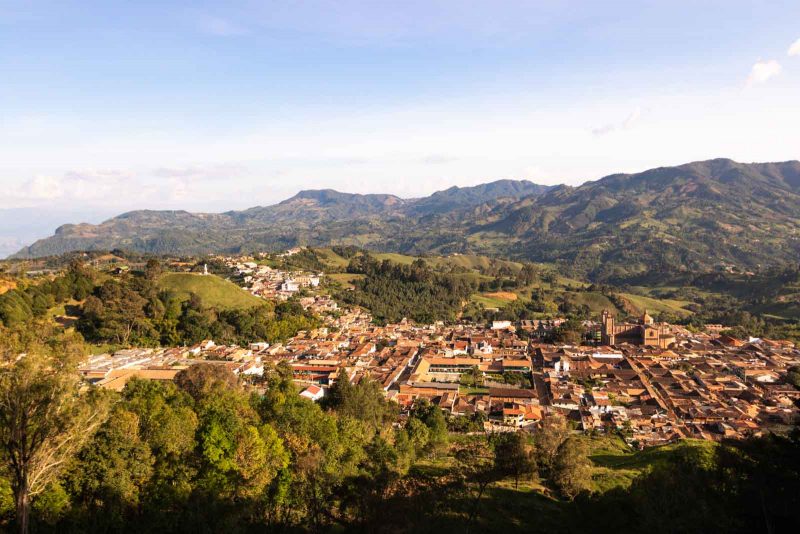 Hiking Cerro Las Nubes in Jerico, Colombia.