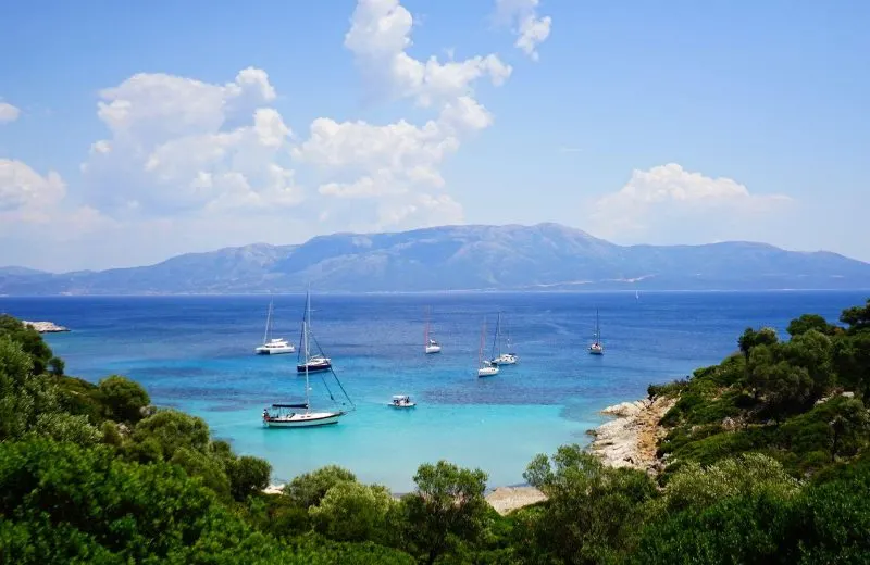 Don't forget to stop in Kastos when sailing around Greece!