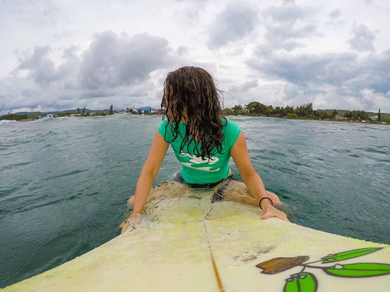 Surfing in Olon, Ecuador was so fun!