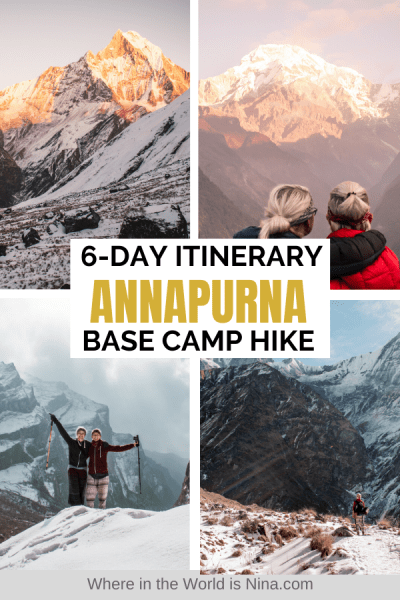 6 Day Annapurna Base Camp Hike Without a Guide