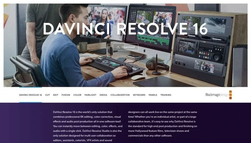 Even though DaVinci Resolve is a free online tool, it feels like a premium tool.