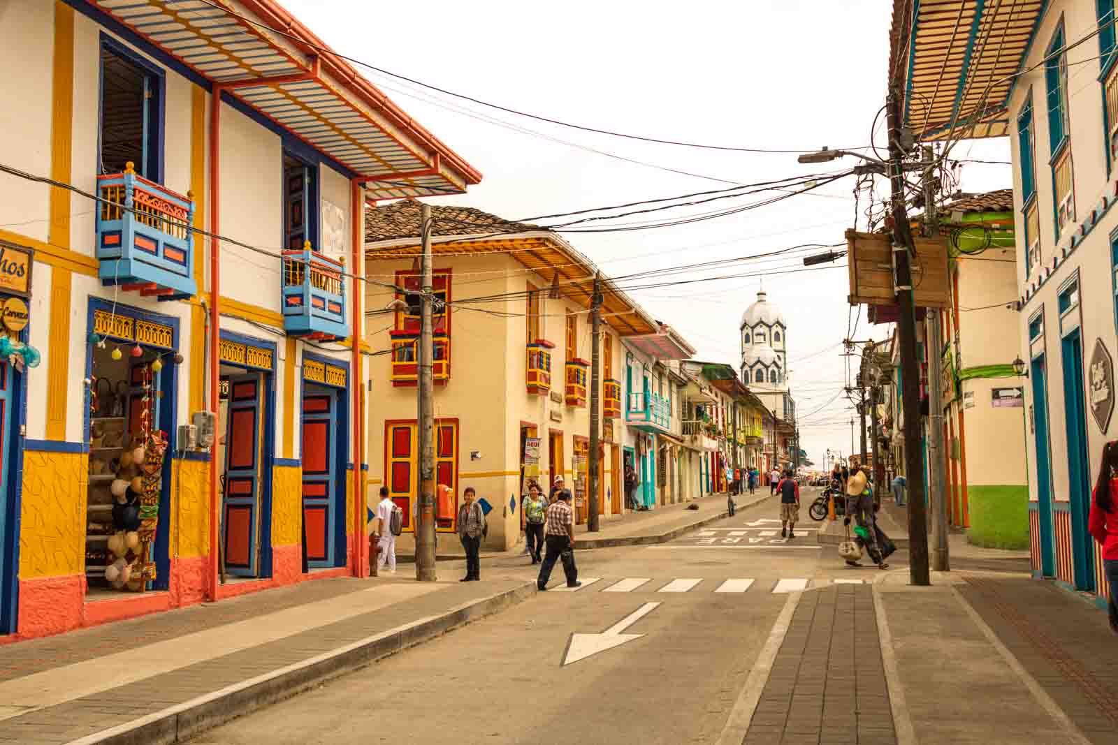 Filandia is the perfect day trip from Salento, Colombia.