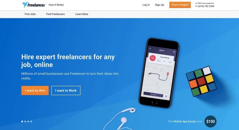 If you want to learn how to start freelancing, Freelancer is a helpful website to check out.