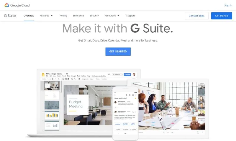 Google Suite is another free online tool that's helpful.