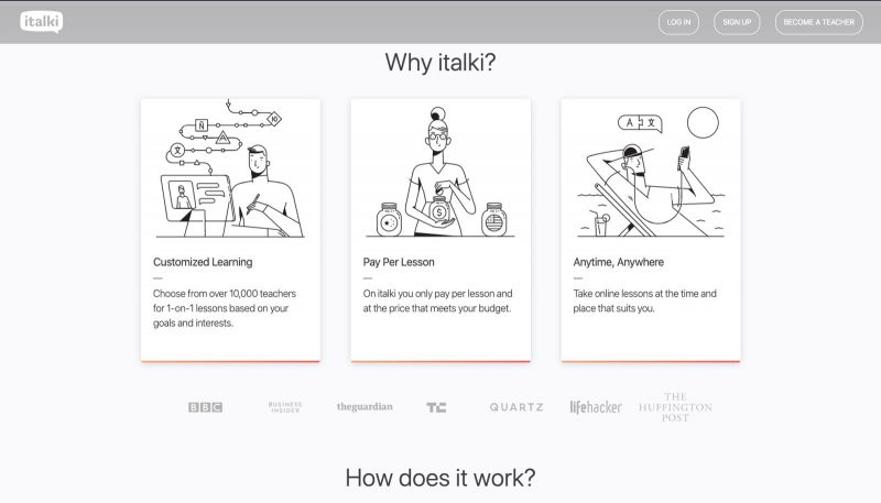iTalki is an online teaching site where you can teach so many languages.