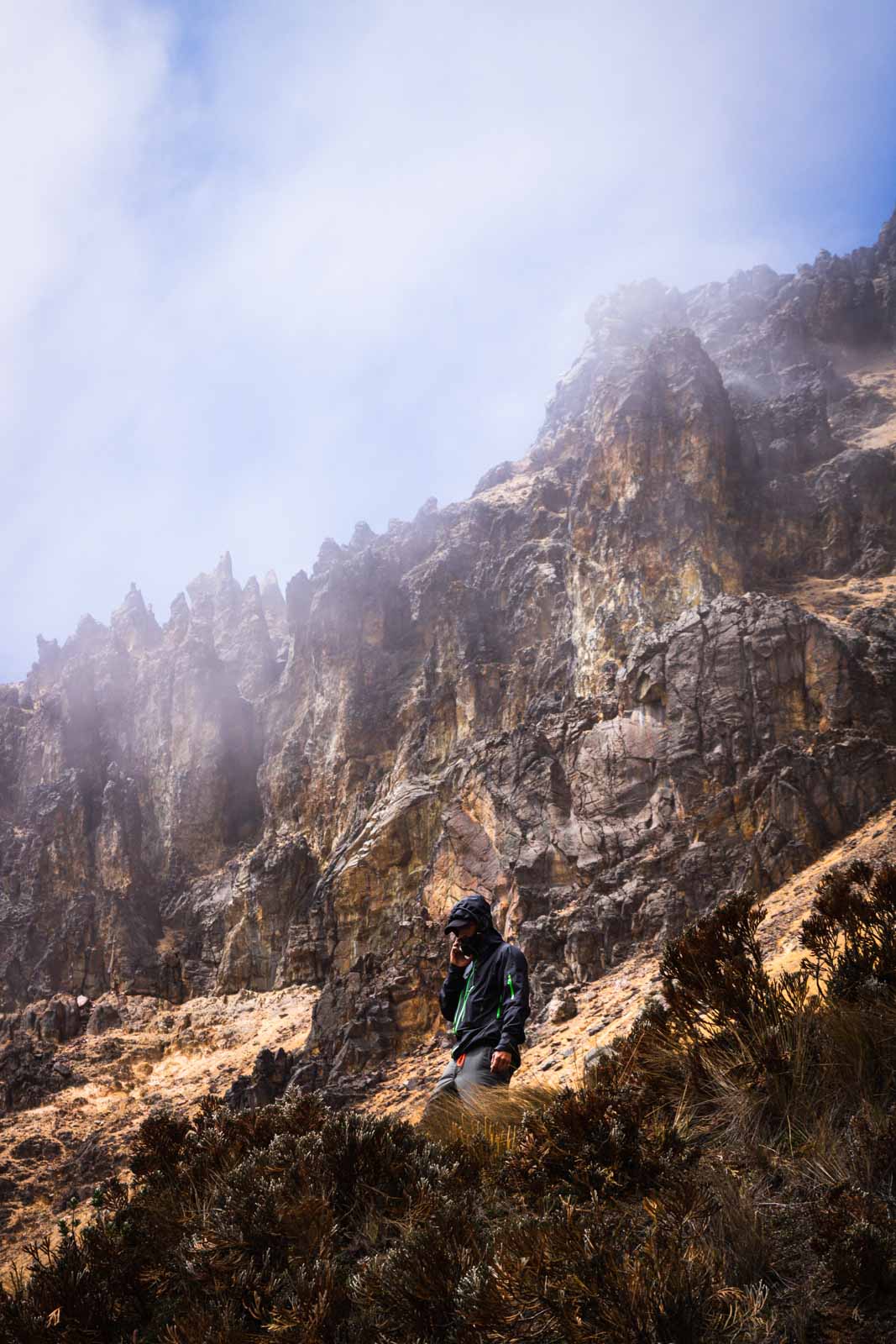 A guide is required when doing a Los Nevados trek.