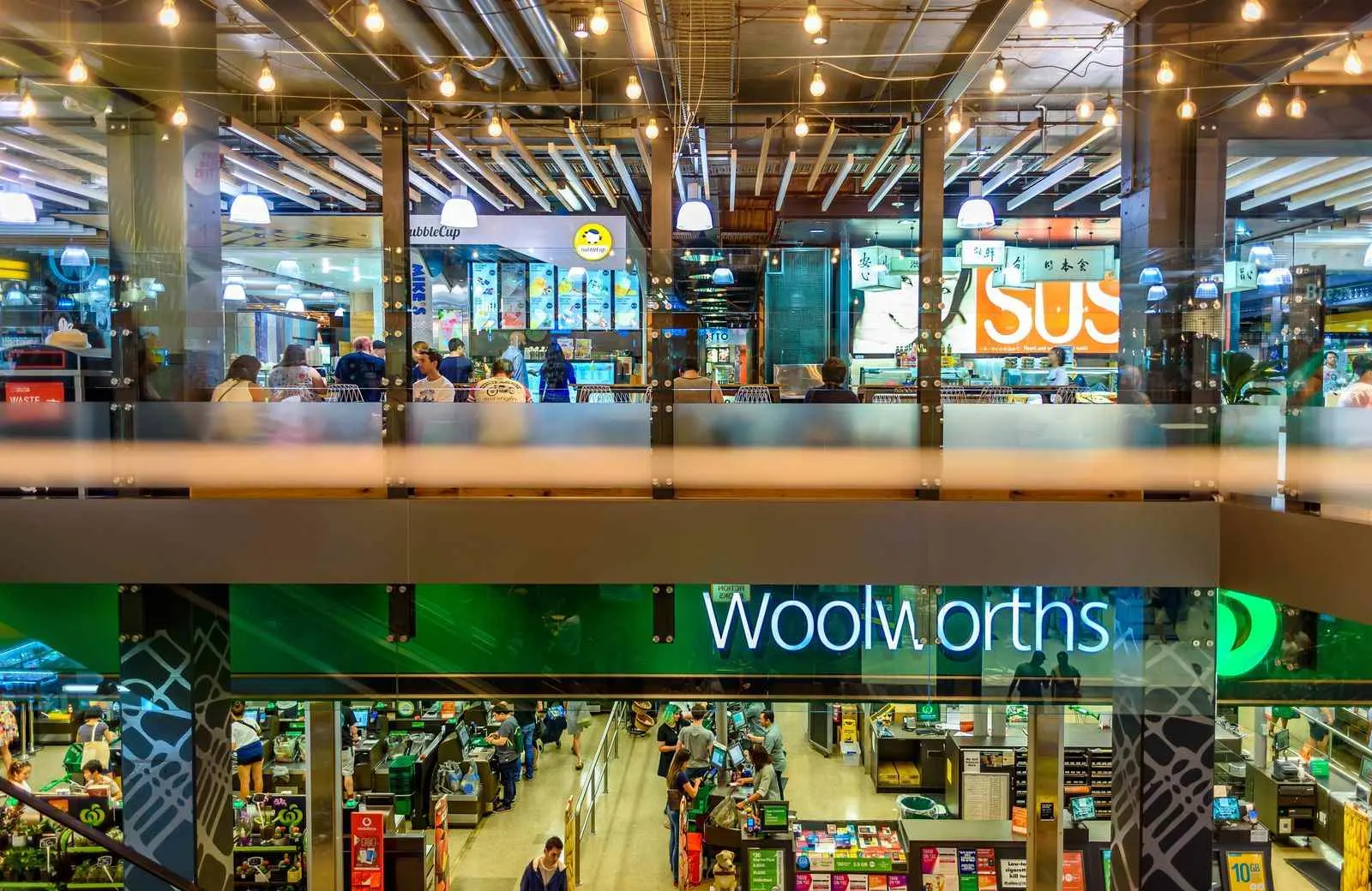If you're lucky, there might be a Woolworth's inside of a shopping center near you and there might even be other little markets in the shopping center too.